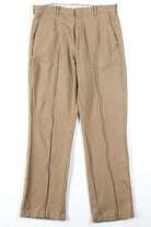 Tan Pleated Vintage Pants