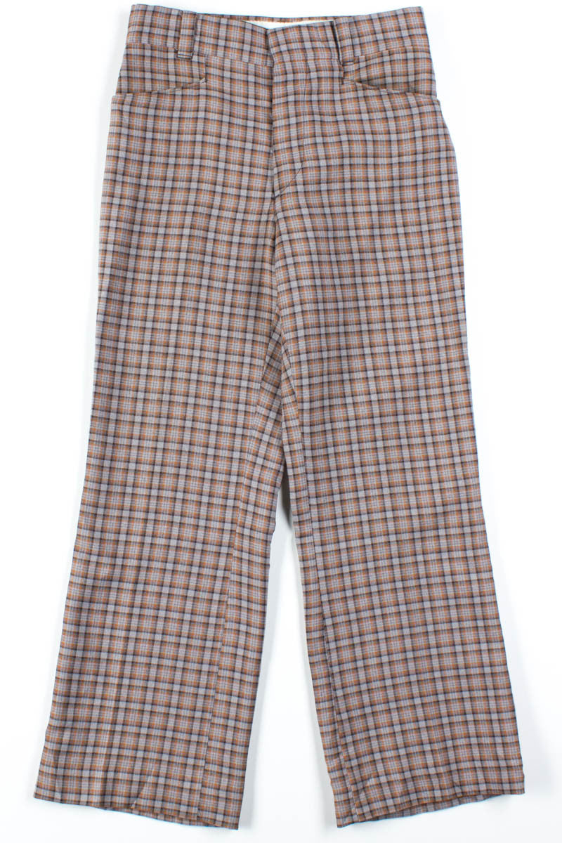 Orange Plaid Pants