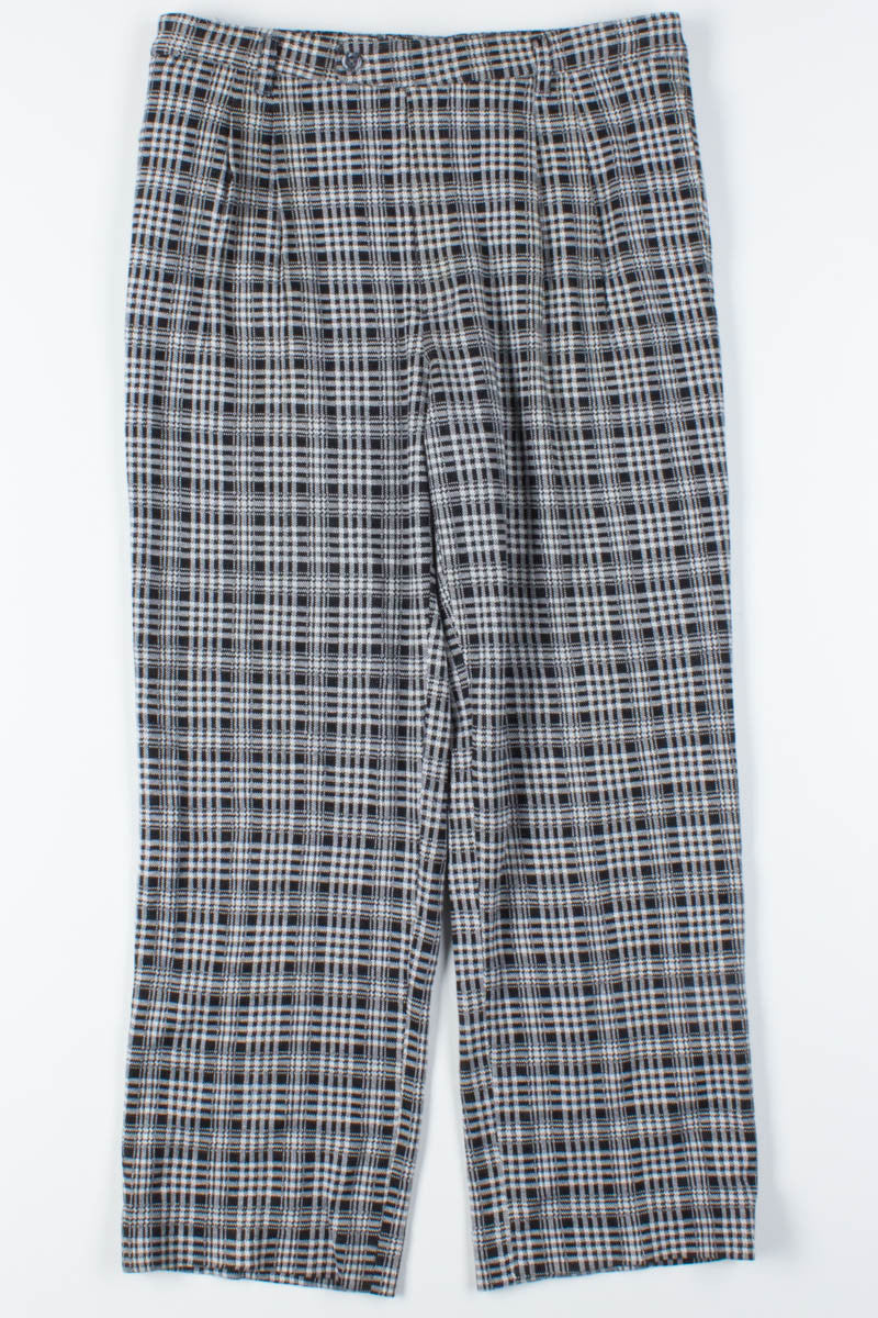 Black & White Plaid Pants