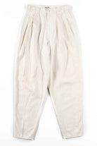 White High Waisted Pants (sz. 8)