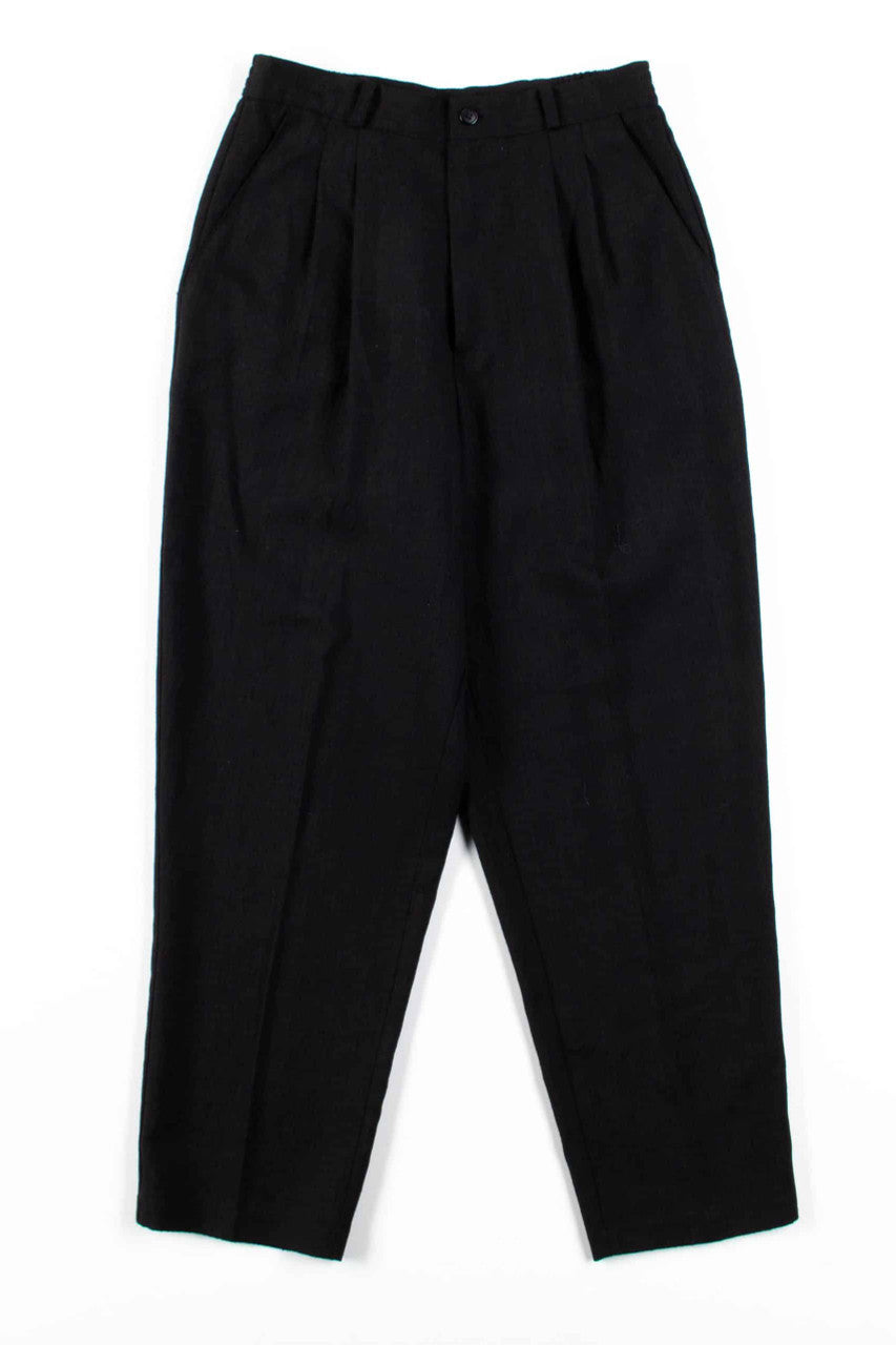 Black Pleated High Waisted Pants (sz. 8)