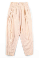 Peach Pleated High Waisted Pants (sz. 8)