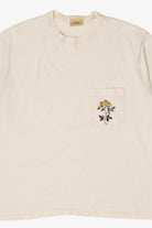 Vintage Embroidered Flower L.L. Bean Pocket T-Shirt (1990s)