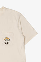 Vintage Embroidered Flower L.L. Bean Pocket T-Shirt (1990s)