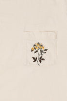 Vintage Embroidered Flower L.L. Bean Pocket T-Shirt (1990s)
