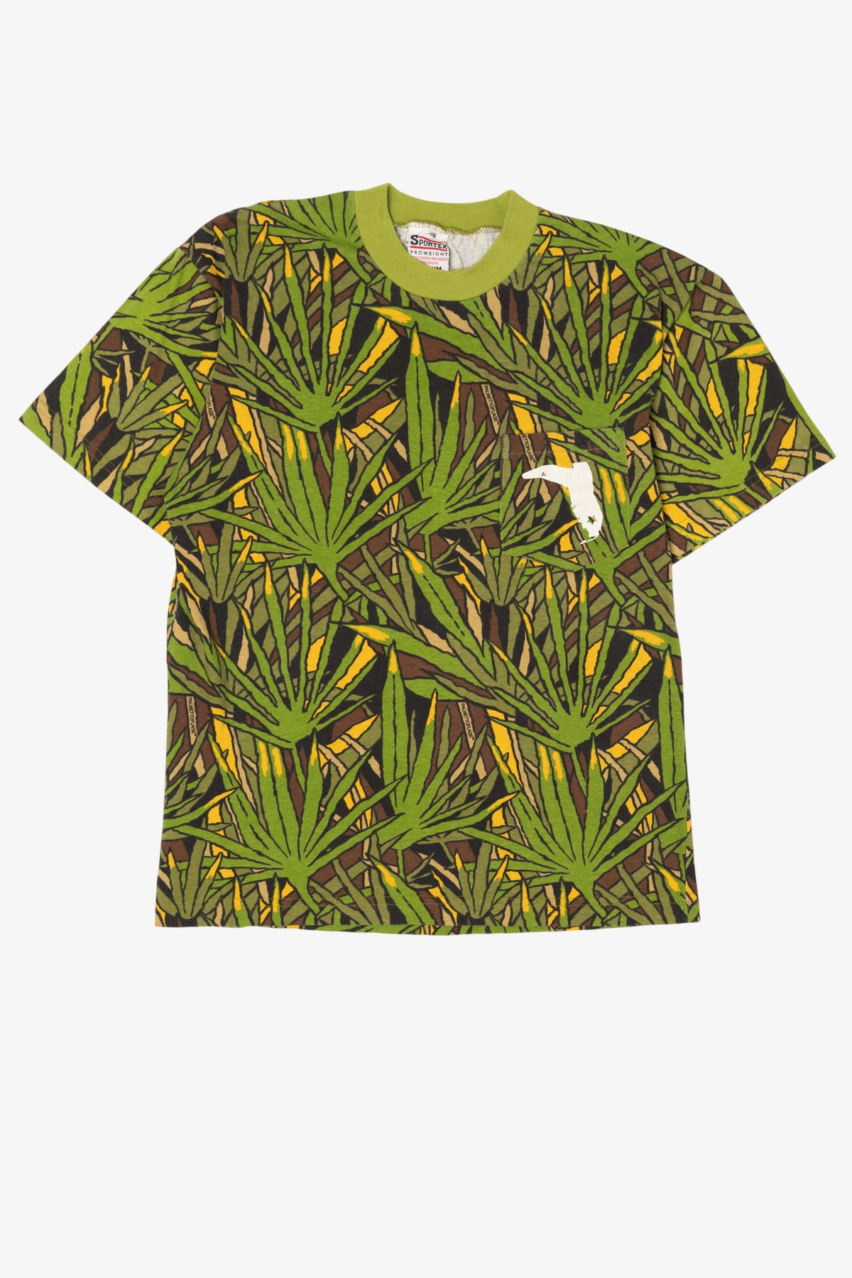 Vintage Green Camouflage "Florida Cracker Trading Company" T-Shirt (1990s)