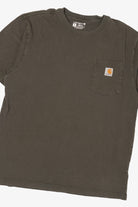 Army Green Carhartt Pocket T-Shirt (2020s)