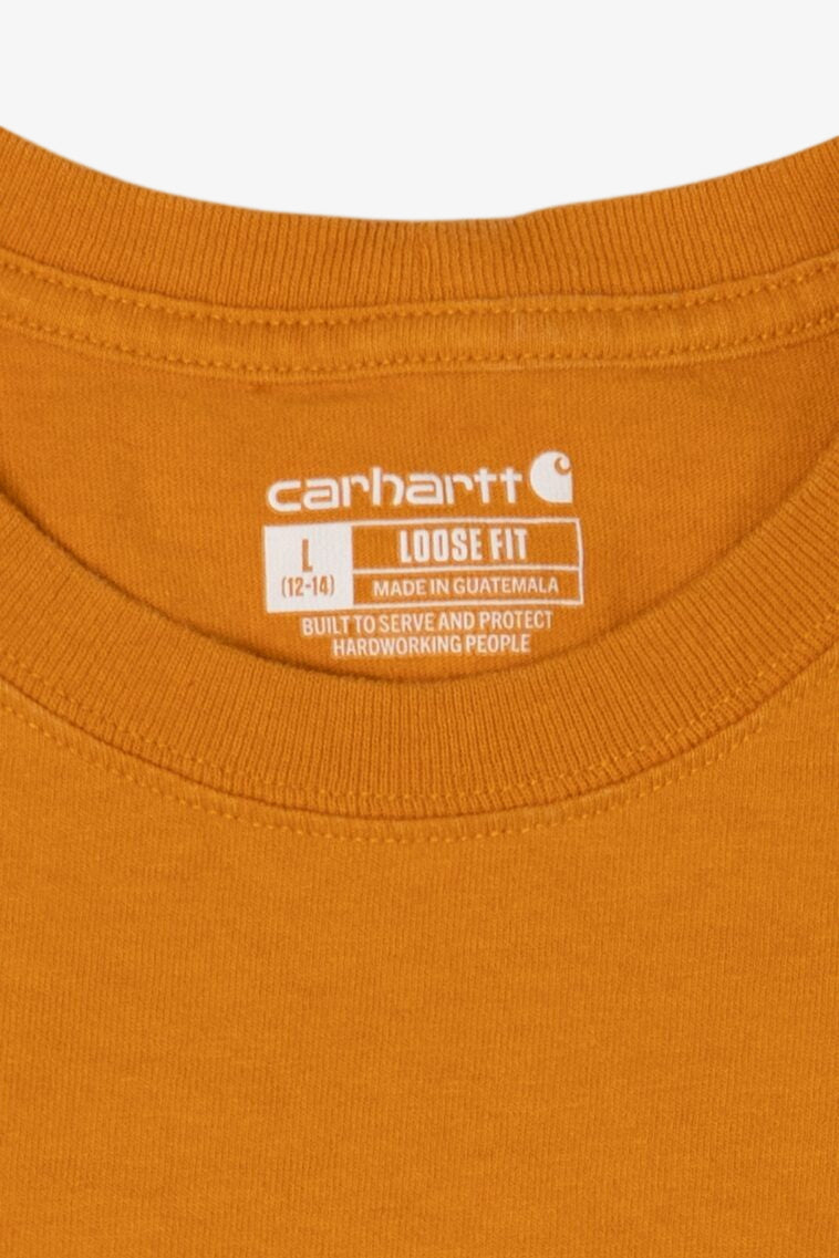 Orange Carhartt Pocket T-Shirt (2020s)