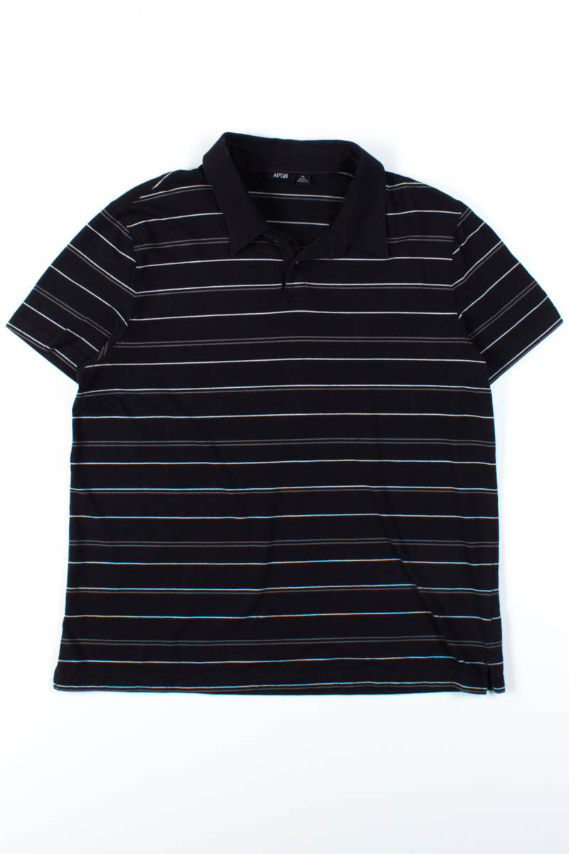 Black Striped Polo Shirt 1