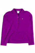 Purple Long Sleeve Polo Shirt