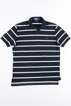 Black & White Stripe Polo Shirt