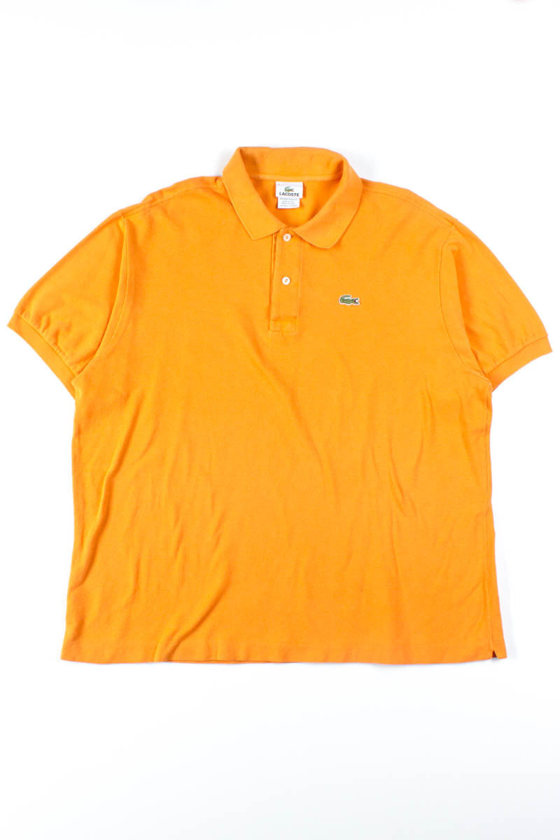Orange Lacoste Polo Shirt