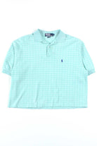 Mint Cropped Polo Shirt