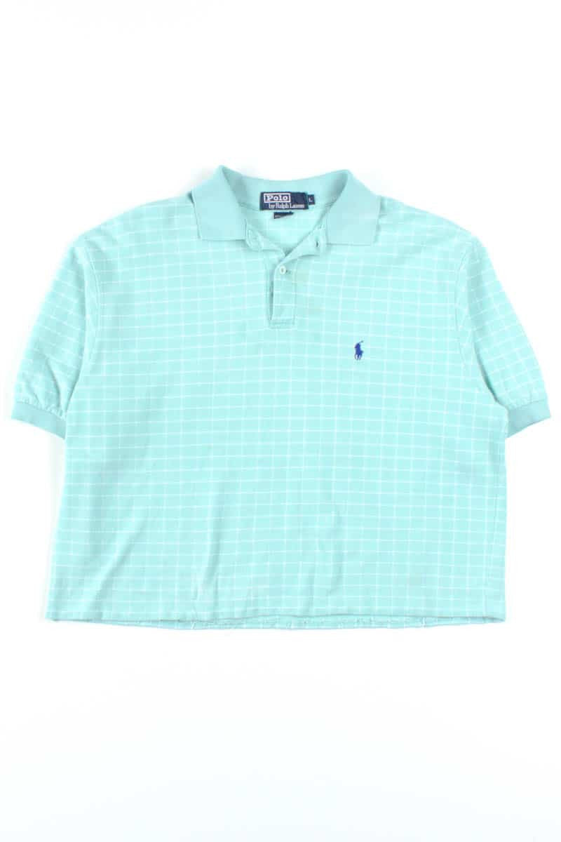 Mint Cropped Polo Shirt