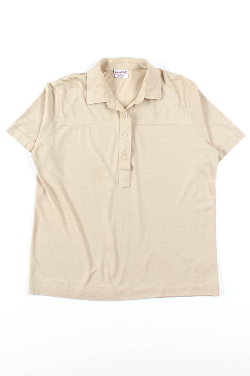 Tan Leon Levin Polo Shirt