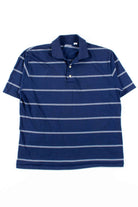 Navy Striped Polo Shirt 2