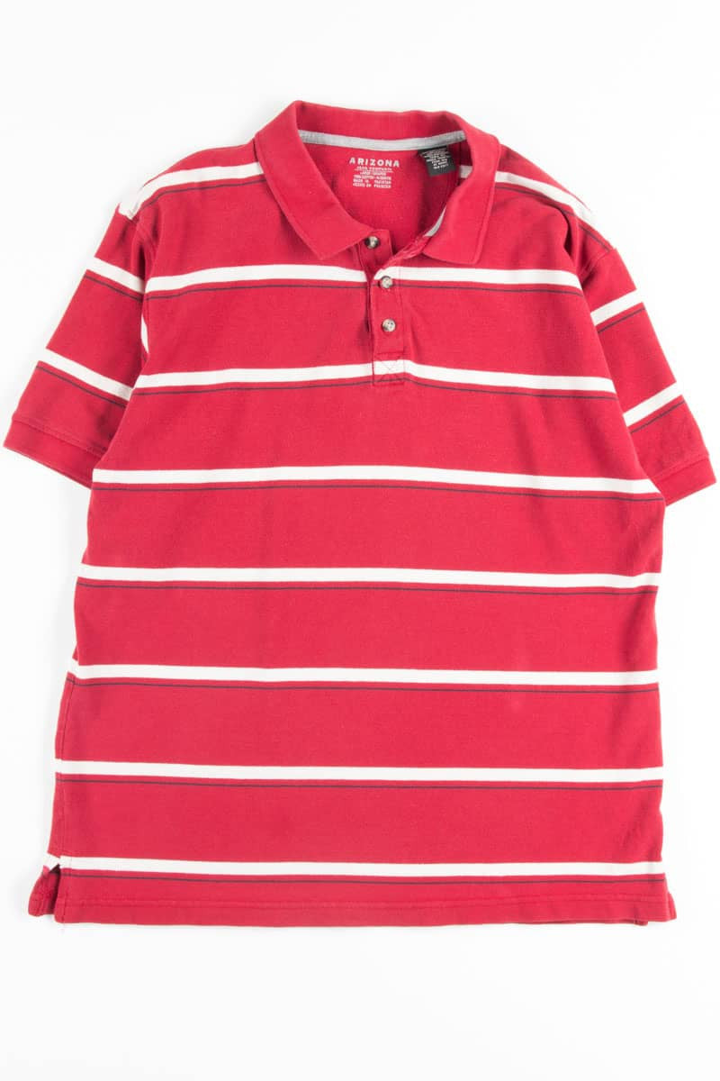 Red Striped Polo Shirt 1