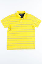 Yellow Pinstripe Nautica Polo Shirt
