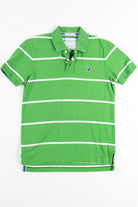 Green Striped Polo Shirt