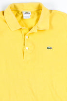 Yellow Lacoste Polo Shirt