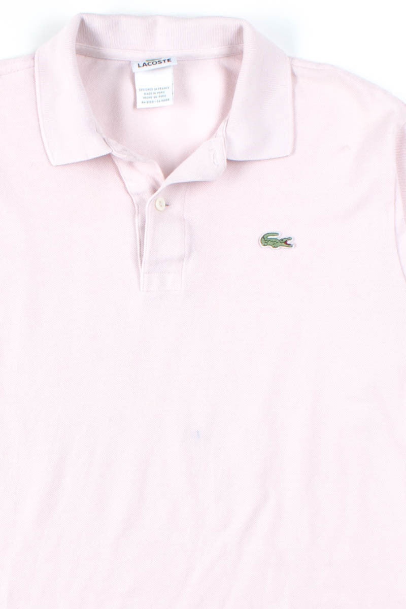 Pink Lacoste Polo Shirt