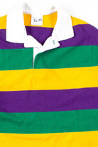 Long Sleeve Mardi Gras Polo Shirt