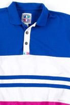 90s Color Blocked Polo Shirt