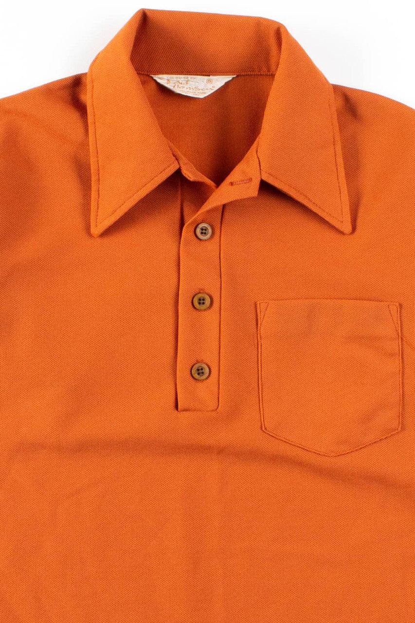 Orange Vintage Polo Shirt