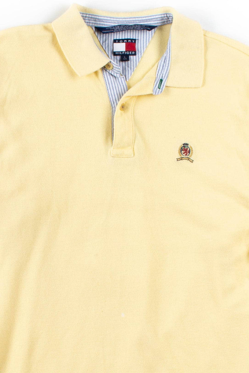 Light Yellow Tommy Hilfiger Polo Shirt