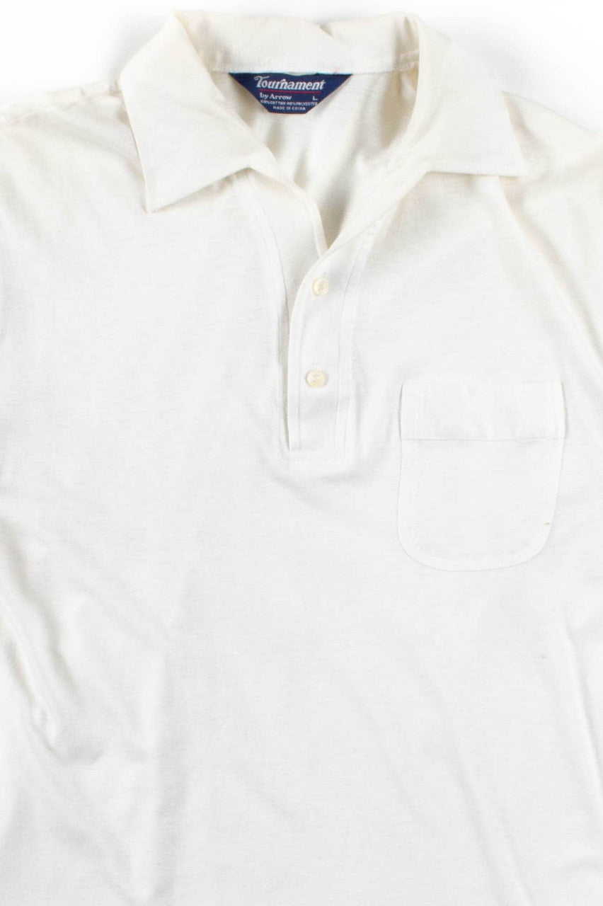 White Vintage Polo Shirt