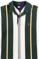 Green Striped Tommy Hilfiger Polo Shirt