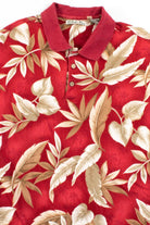 Red Hawaiian Polo Shirt