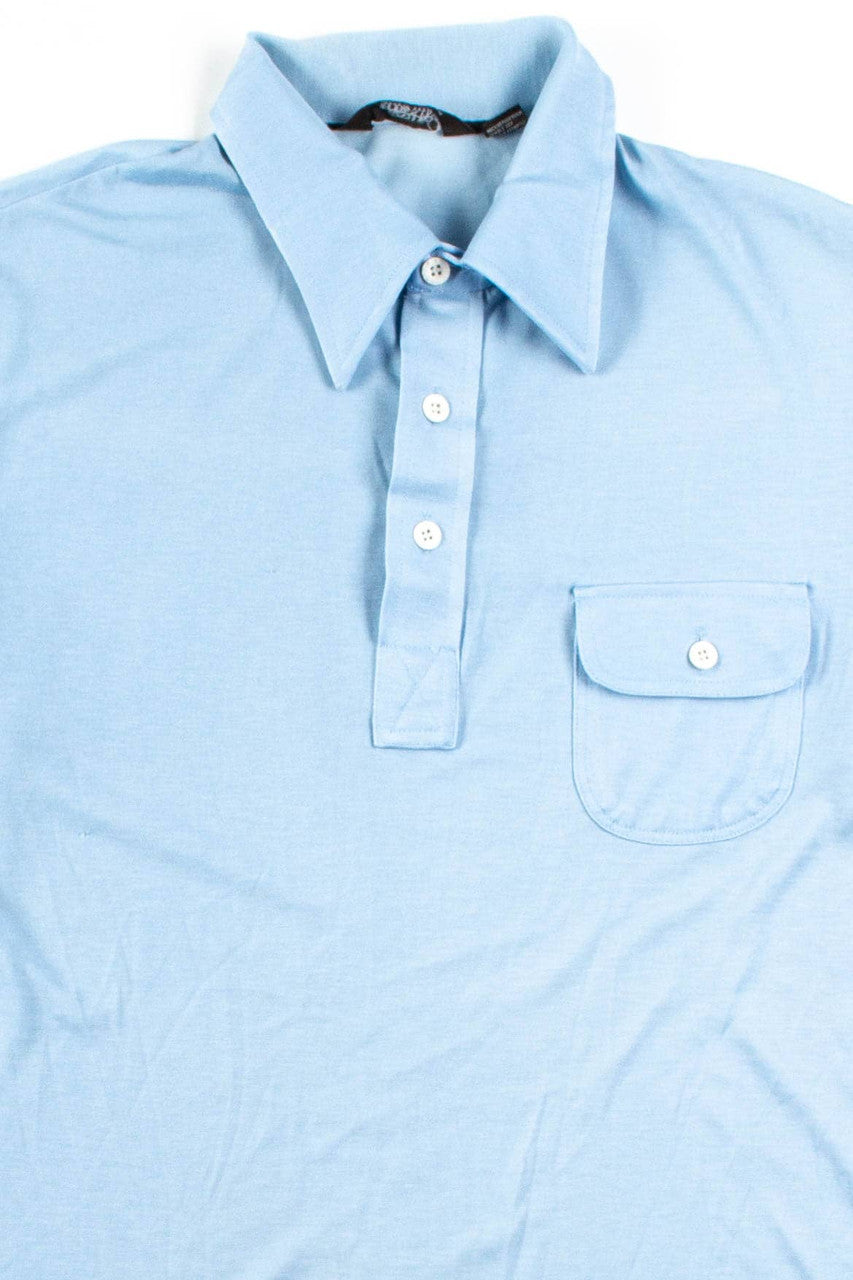 Light Blue Vintage Polo Shirt