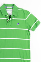 Green Striped Polo Shirt