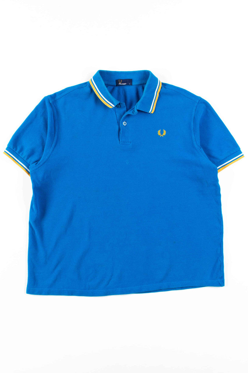 Blue & Yellow Fred Perry Polo Shirt