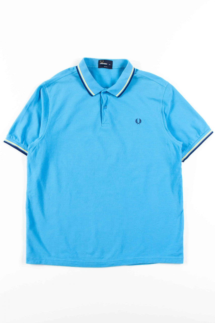 Blue & Navy Fred Perry Polo Shirt