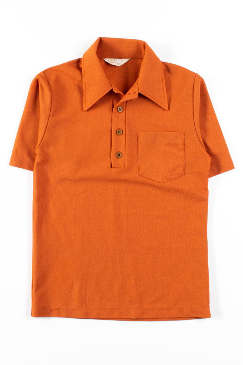 Orange Vintage Polo Shirt