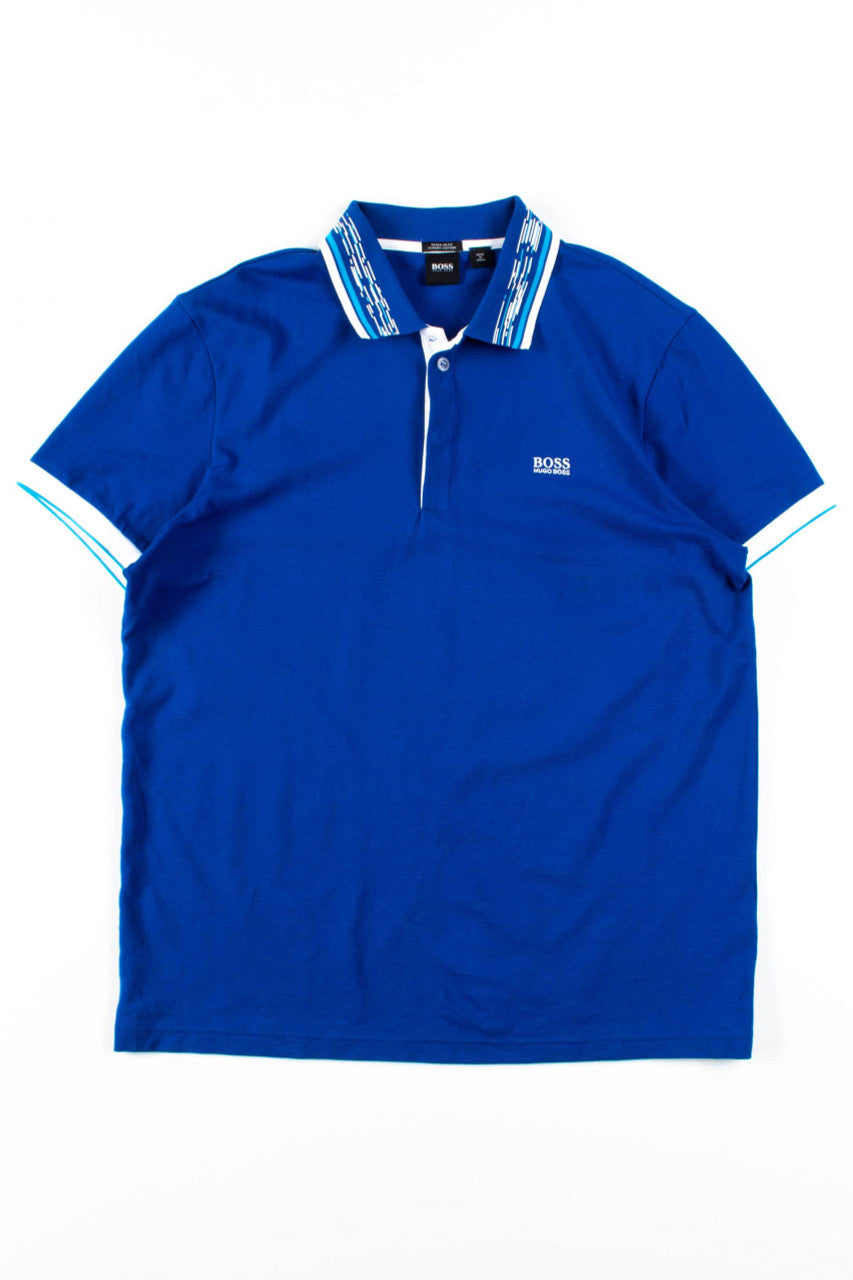 Blue Hugo Boss Polo Shirt