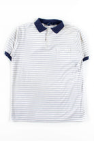 White Striped Polo Shirt 2
