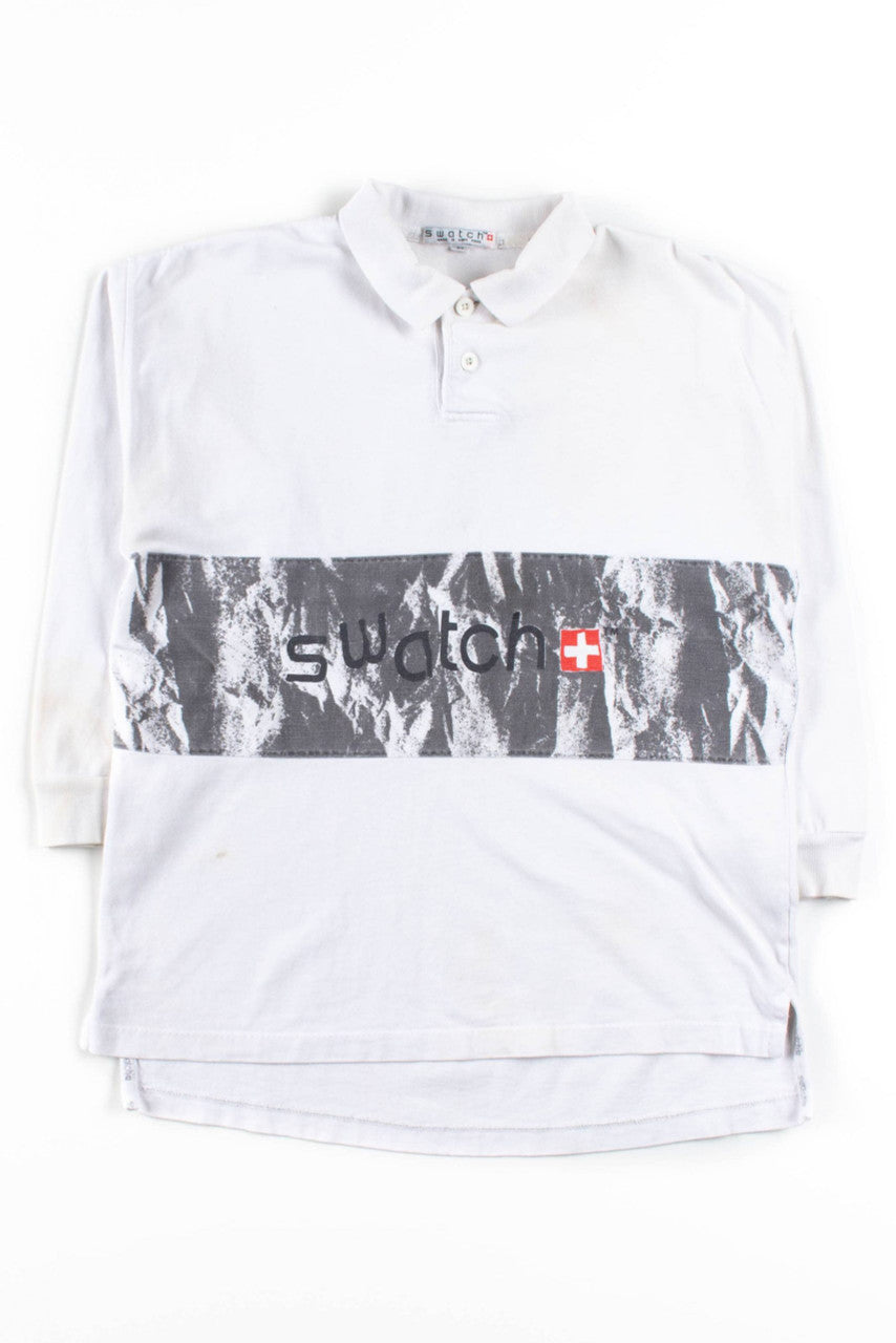 Swatch Long Sleeve Polo Shirt