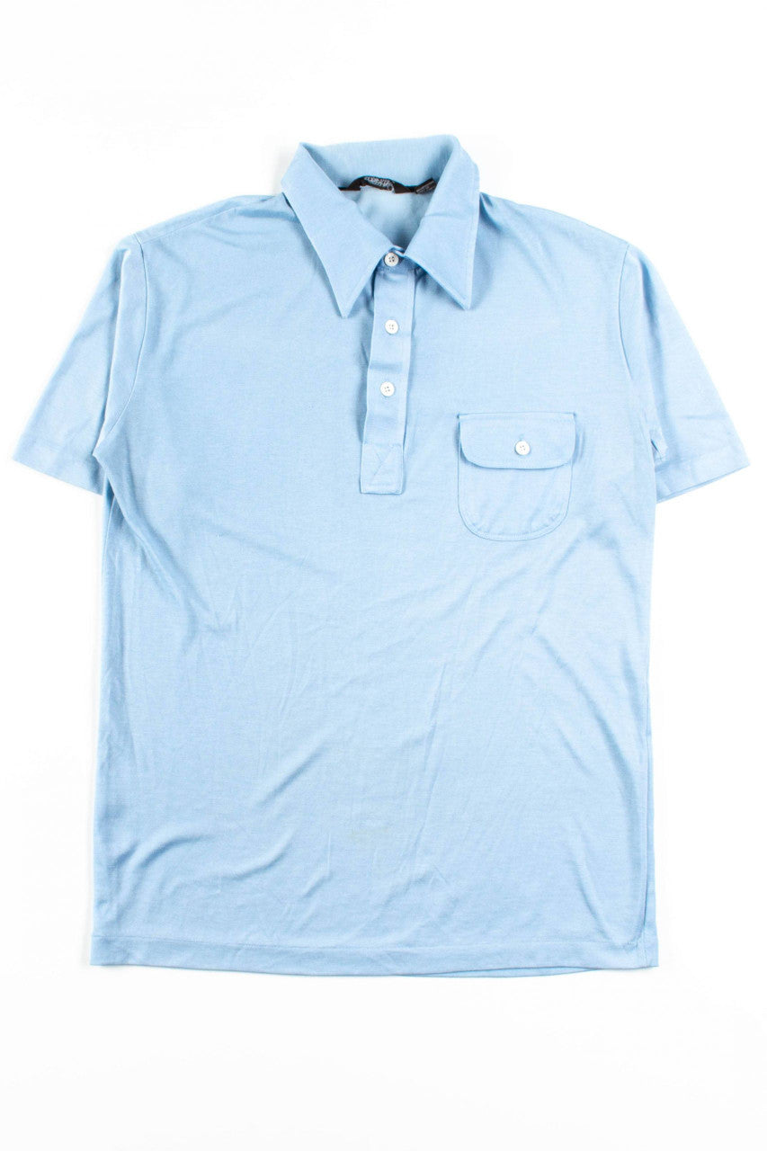 Light Blue Vintage Polo Shirt