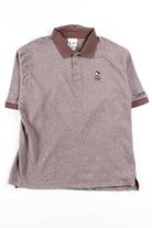 Brown Mickey Mouse Polo Shirt
