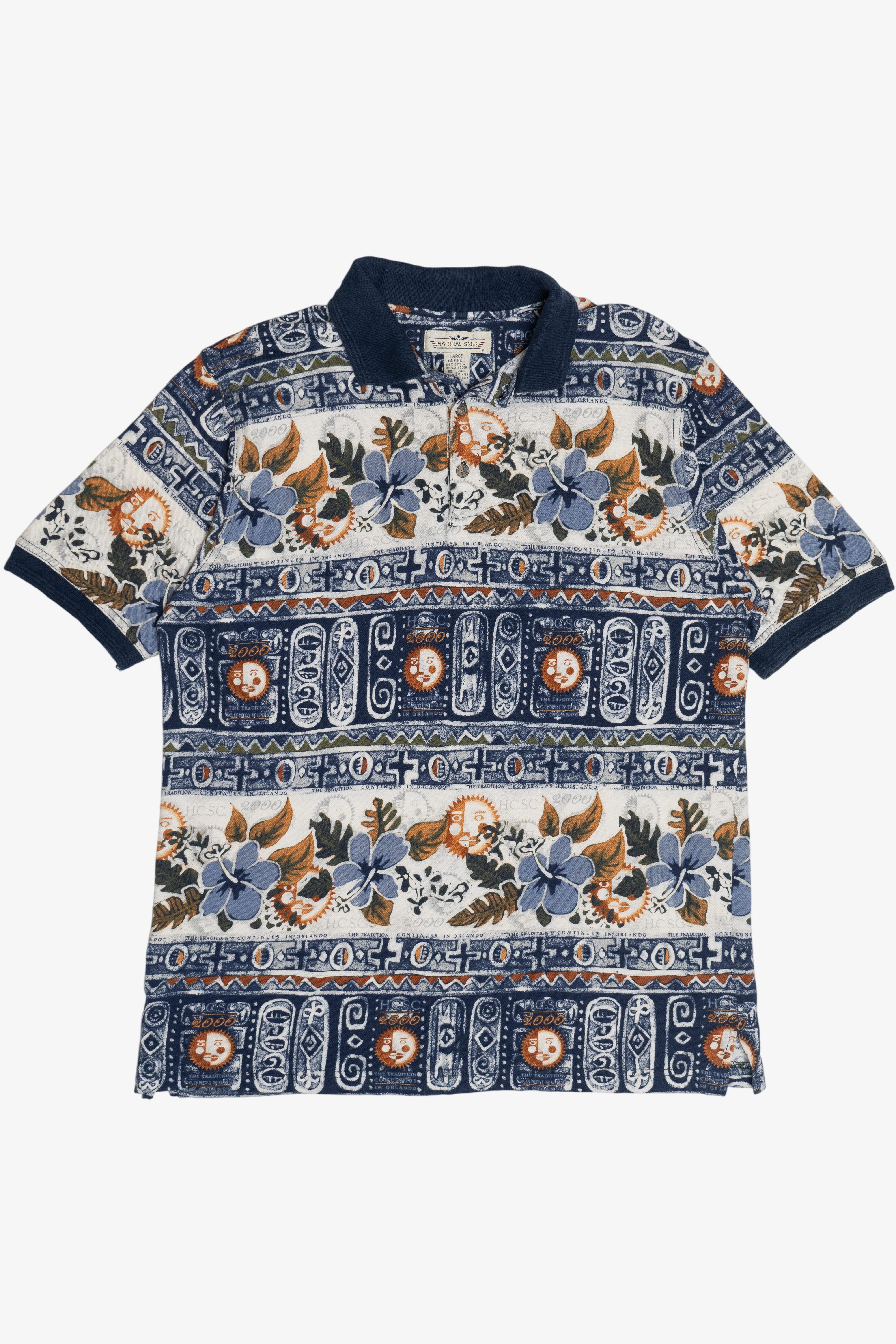 Vintage "H.C.S.C. 2000" "The Tradition Continues In Orlando" Natural Issue Polo (2000s)