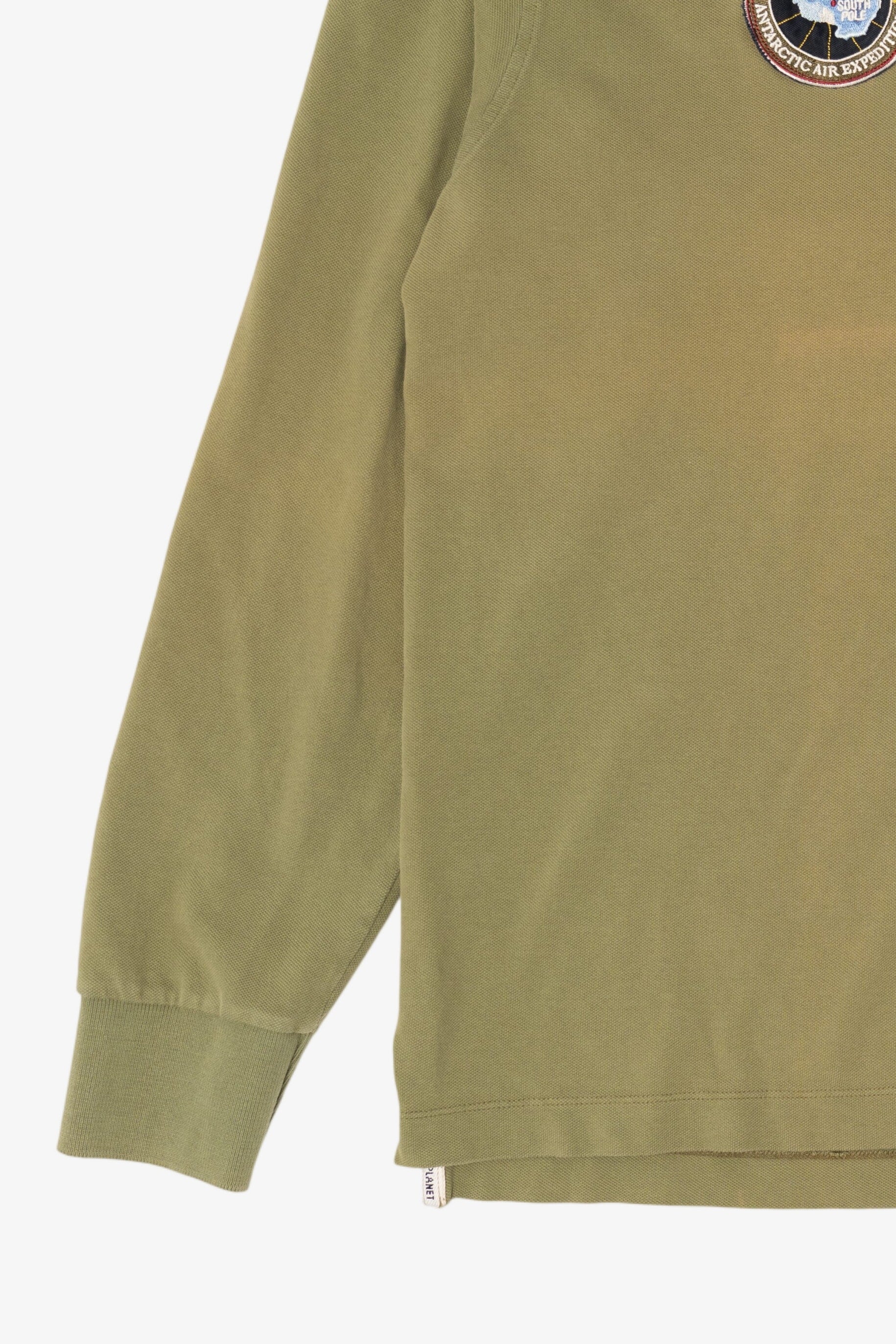 Vintage National Geographic Antartica Air Expedition Long Sleeve Polo (2000s)
