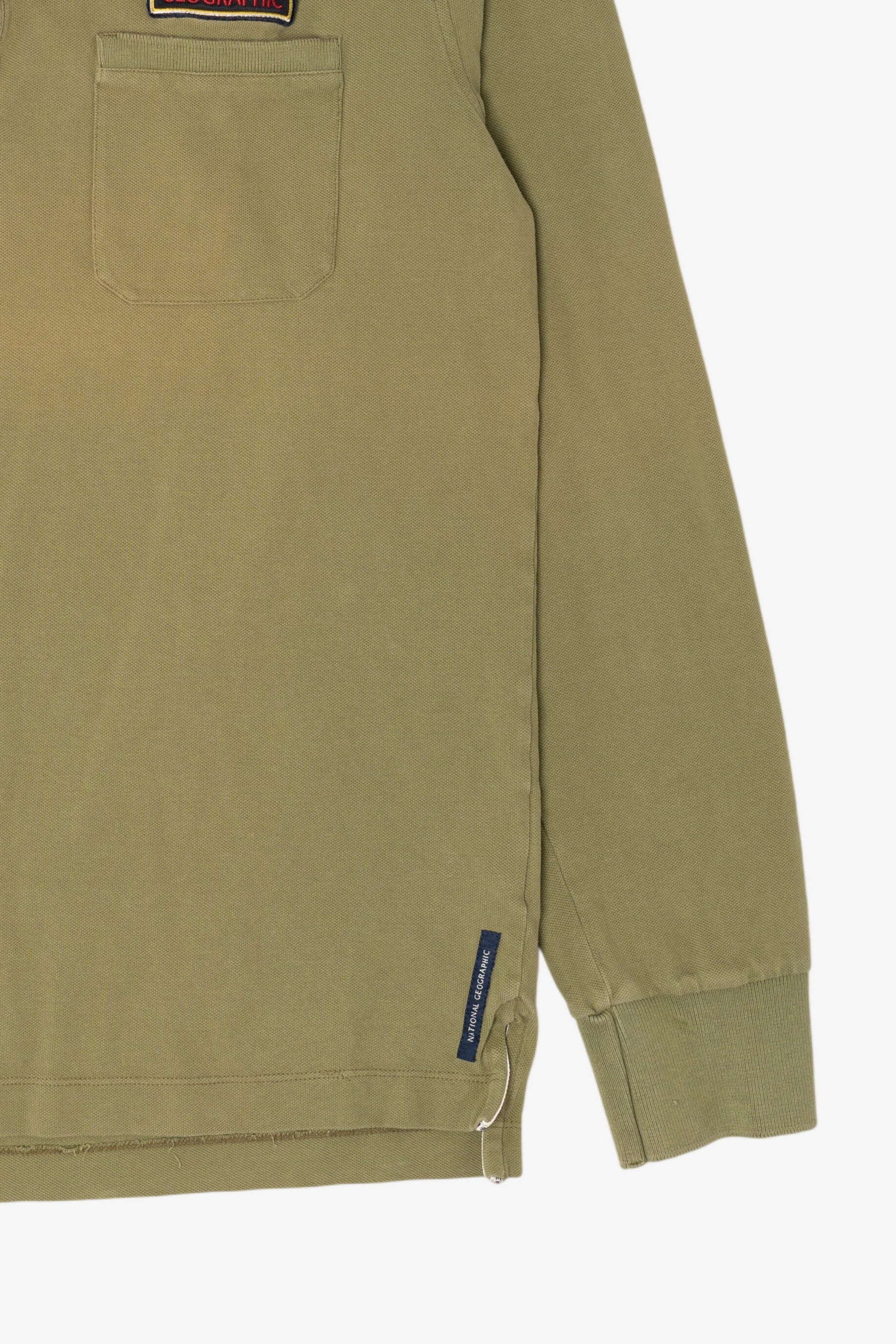 Vintage National Geographic Antartica Air Expedition Long Sleeve Polo (2000s)