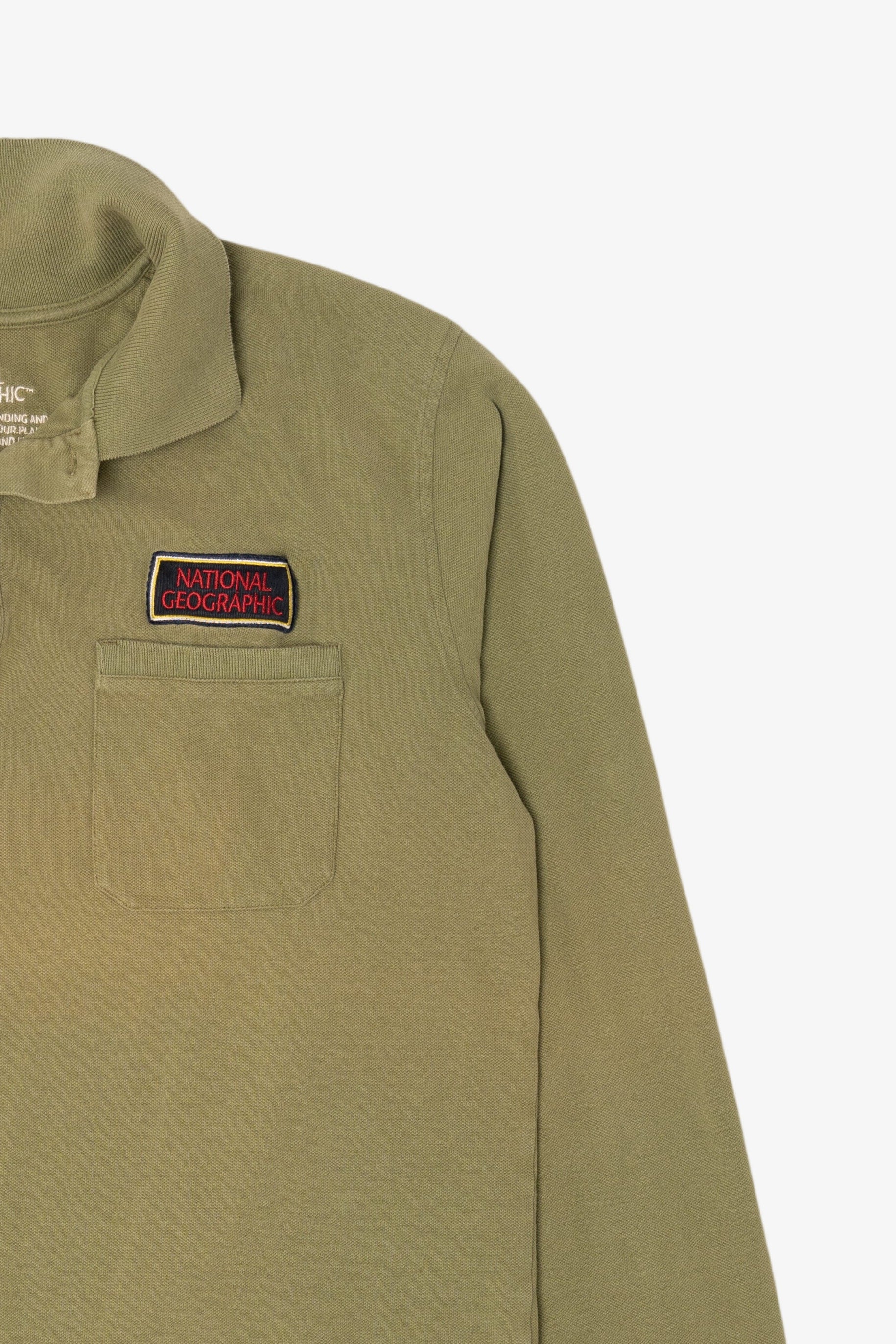 Vintage National Geographic Antartica Air Expedition Long Sleeve Polo (2000s)