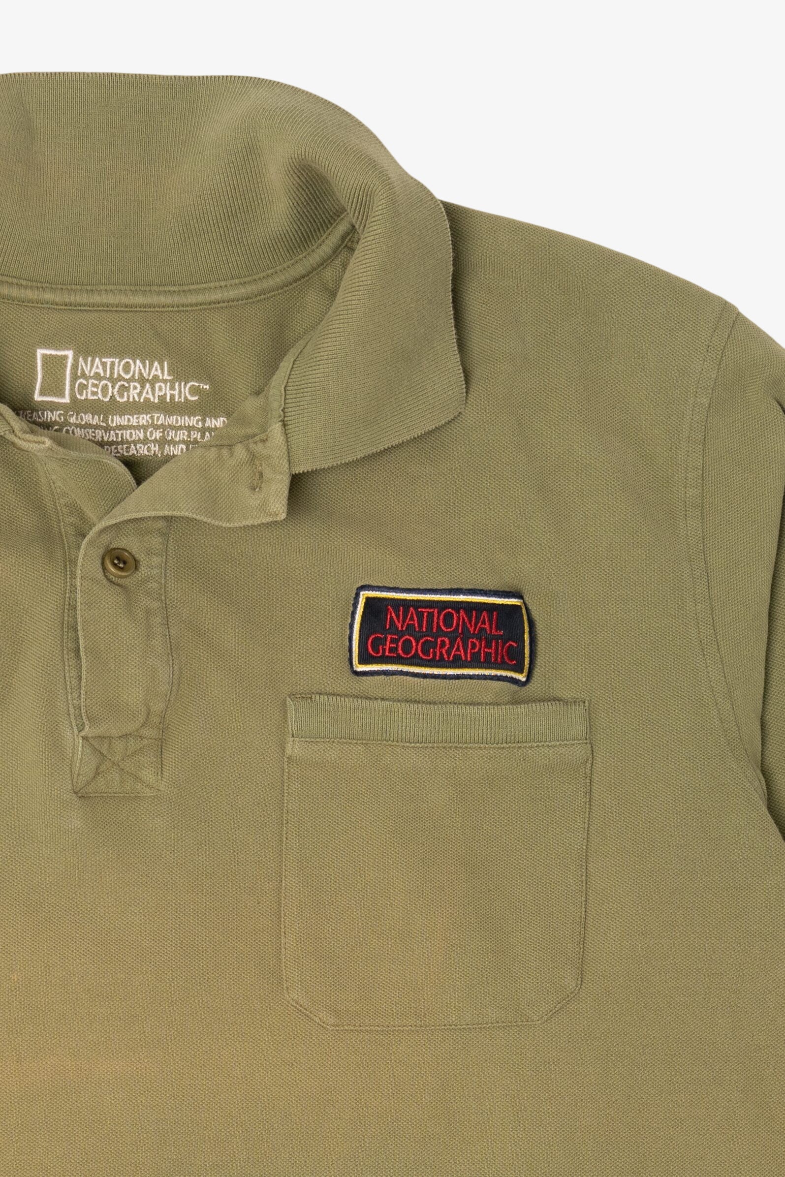 Vintage National Geographic Antartica Air Expedition Long Sleeve Polo (2000s)