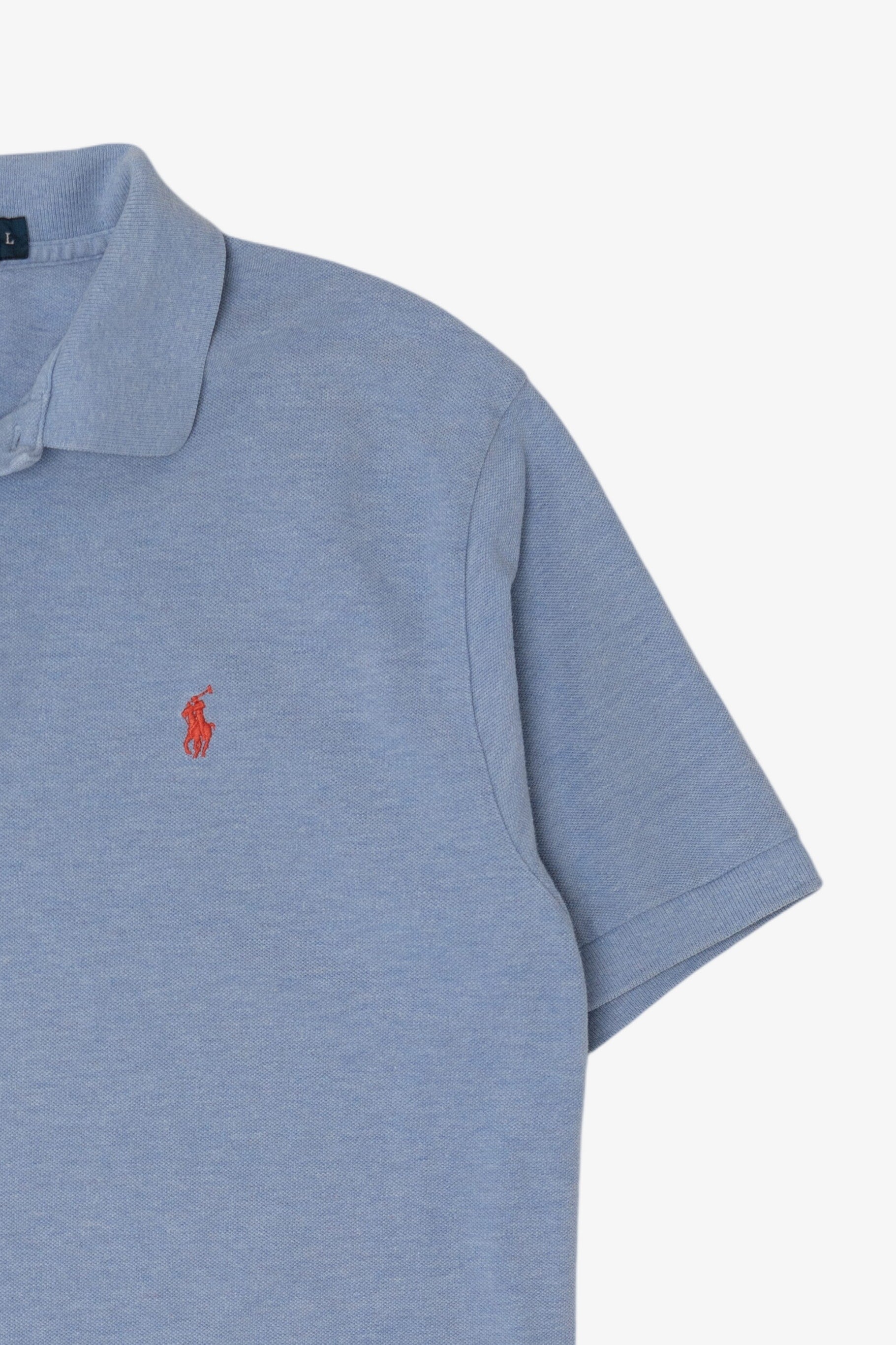 Vintage Light Blue Polo By Ralph Lauren Polo Shirt (1990s)