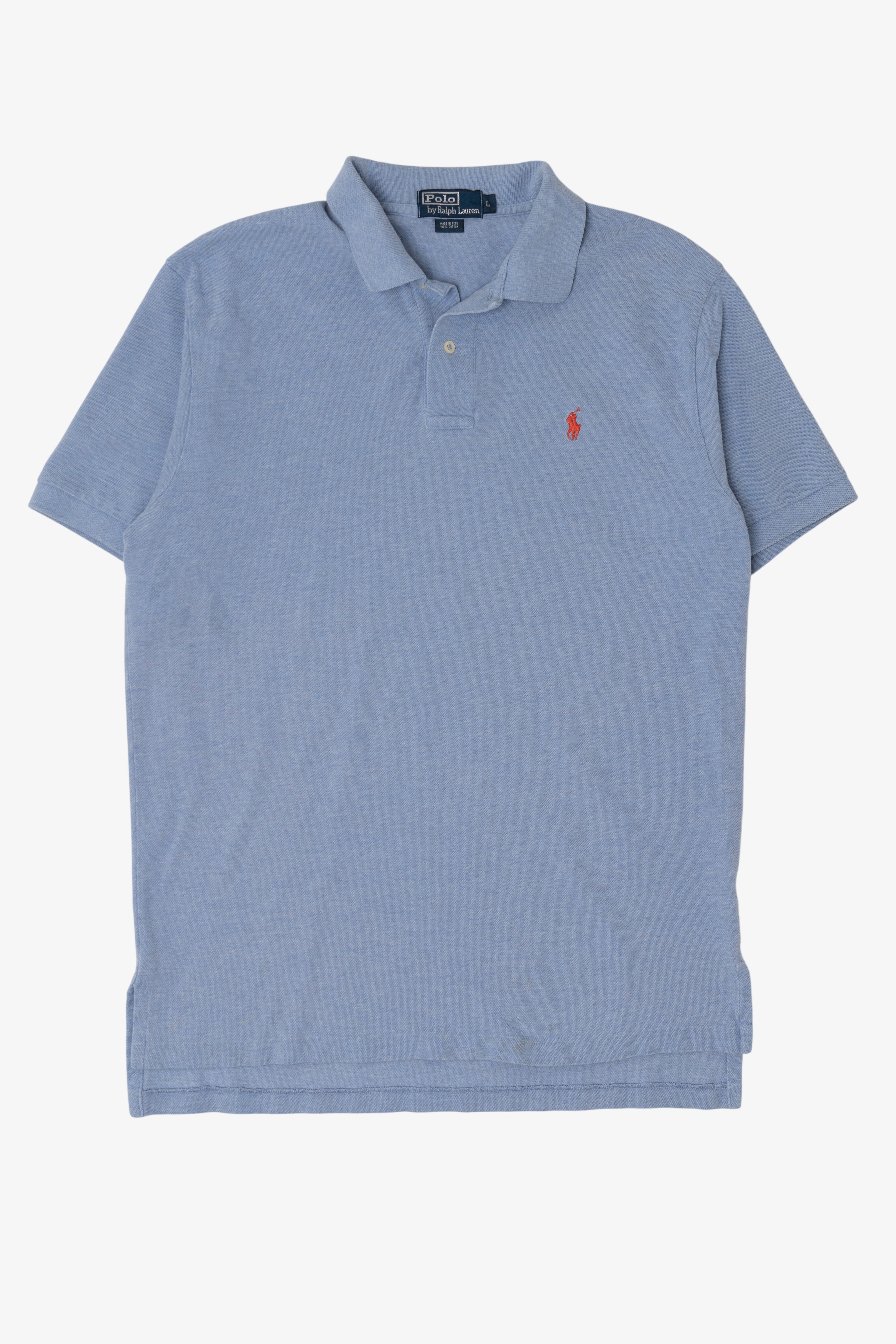 Vintage Light Blue Polo By Ralph Lauren Polo Shirt (1990s)