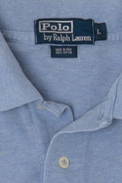 Vintage Light Blue Polo By Ralph Lauren Polo Shirt (1990s)